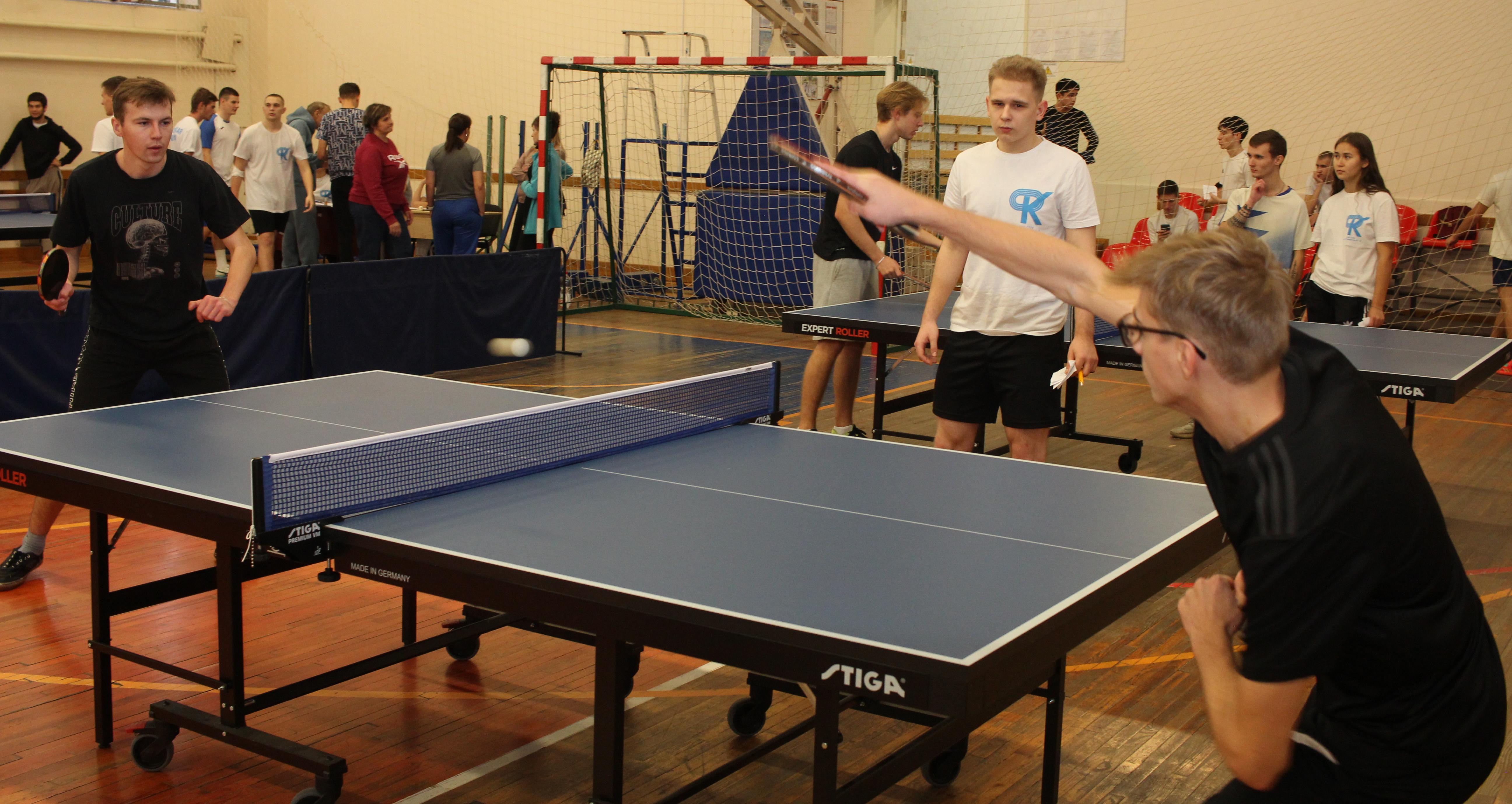 В СГТУ прошли соревнования по настольному теннису в рамках Спартакиады Первокурсника