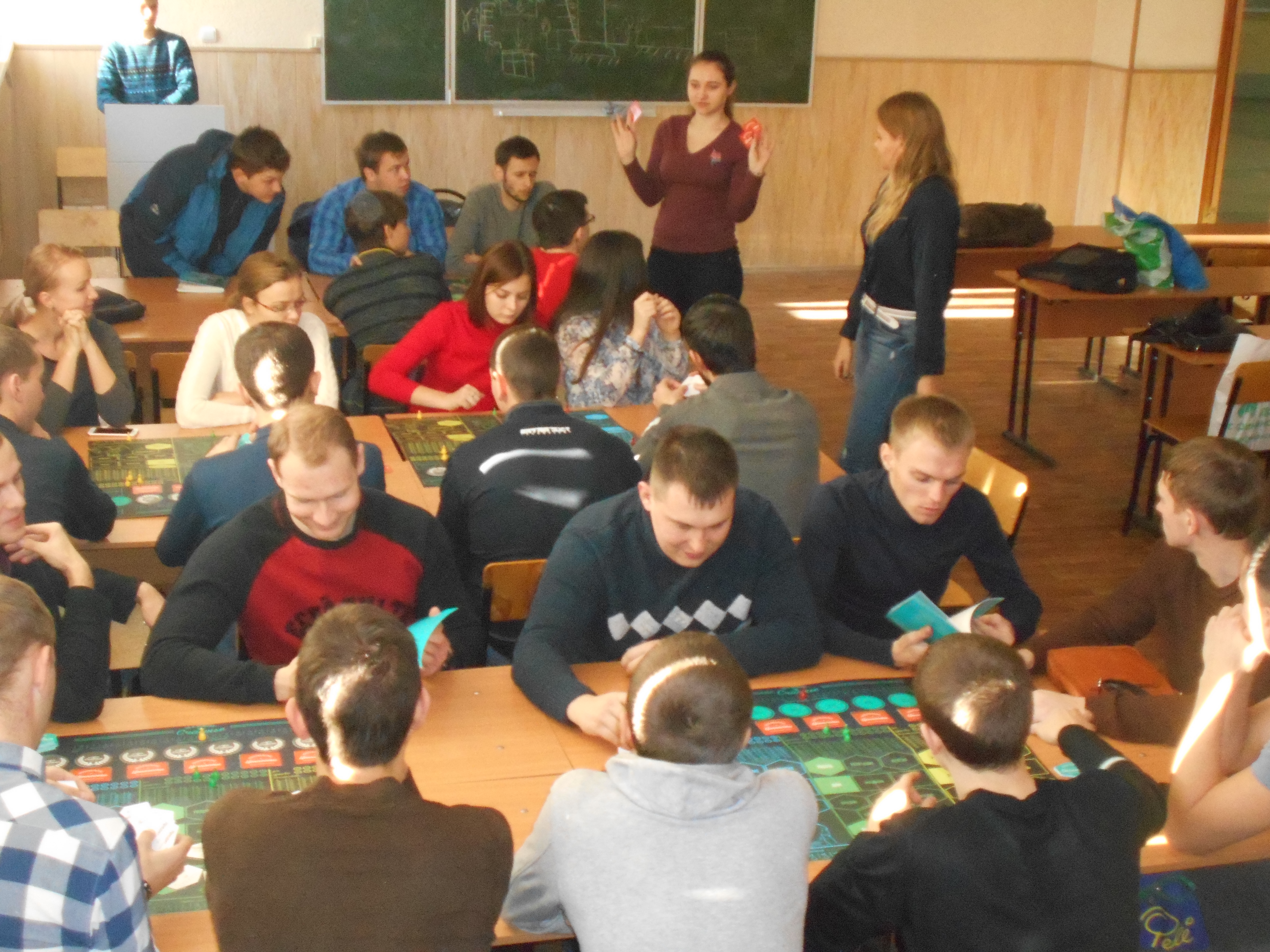 Презентация деловой игры на кафедре  ТСК института УРБАС для магистров профильных специальностей