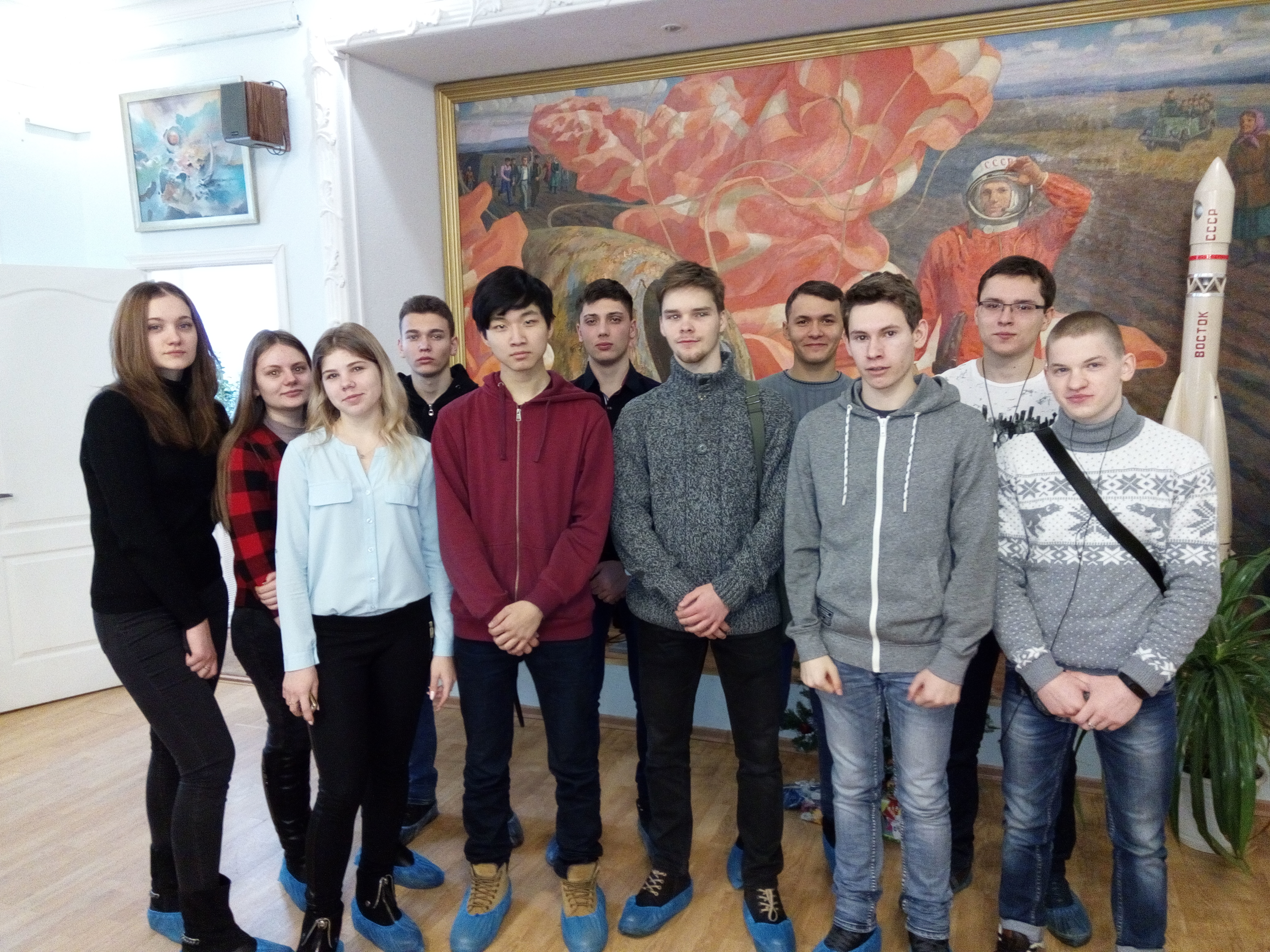 Студенты посетили народный музей СГТУ