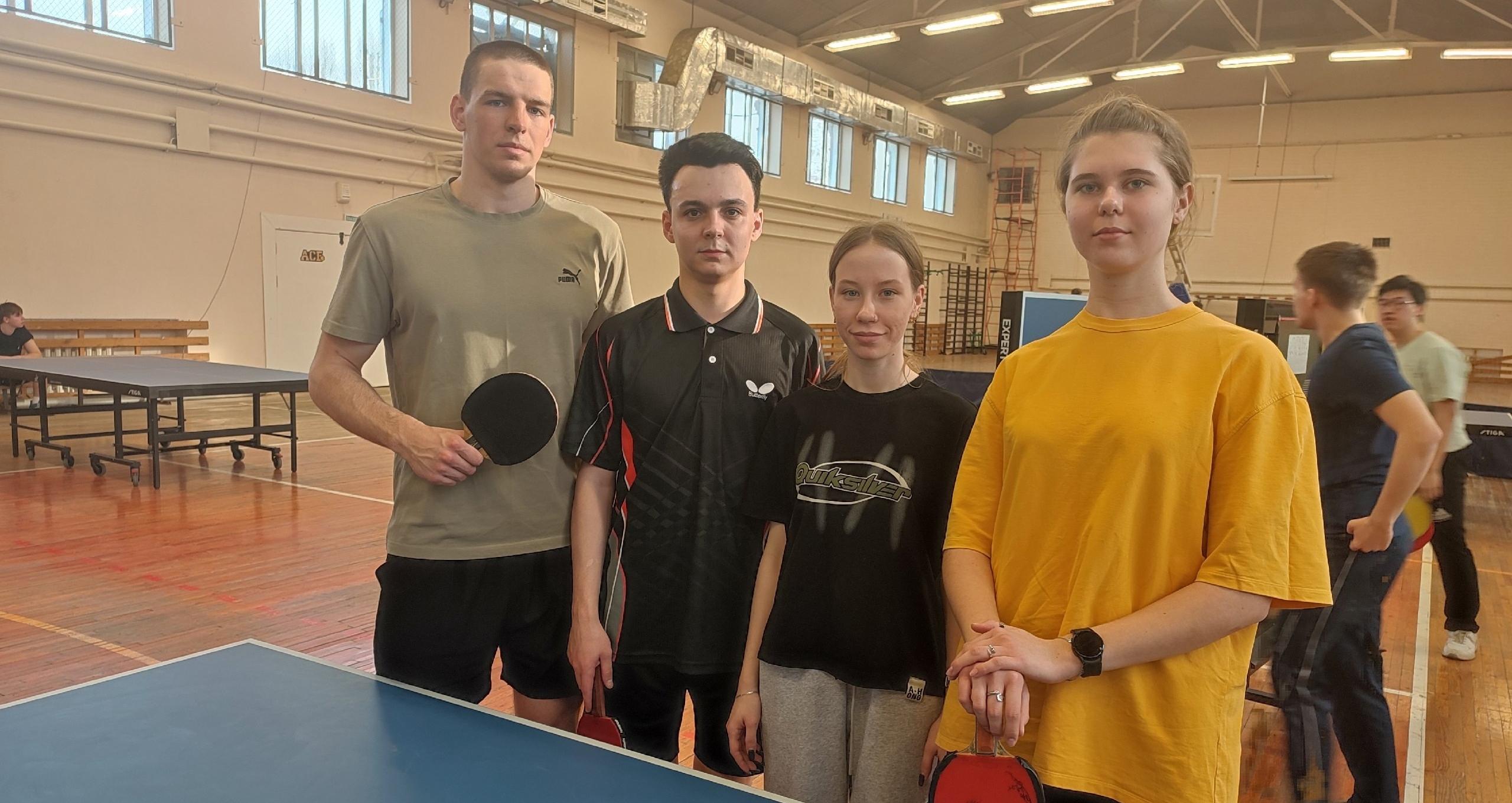 УРБАС – победитель внутривузовских соревнований по настольному теннису