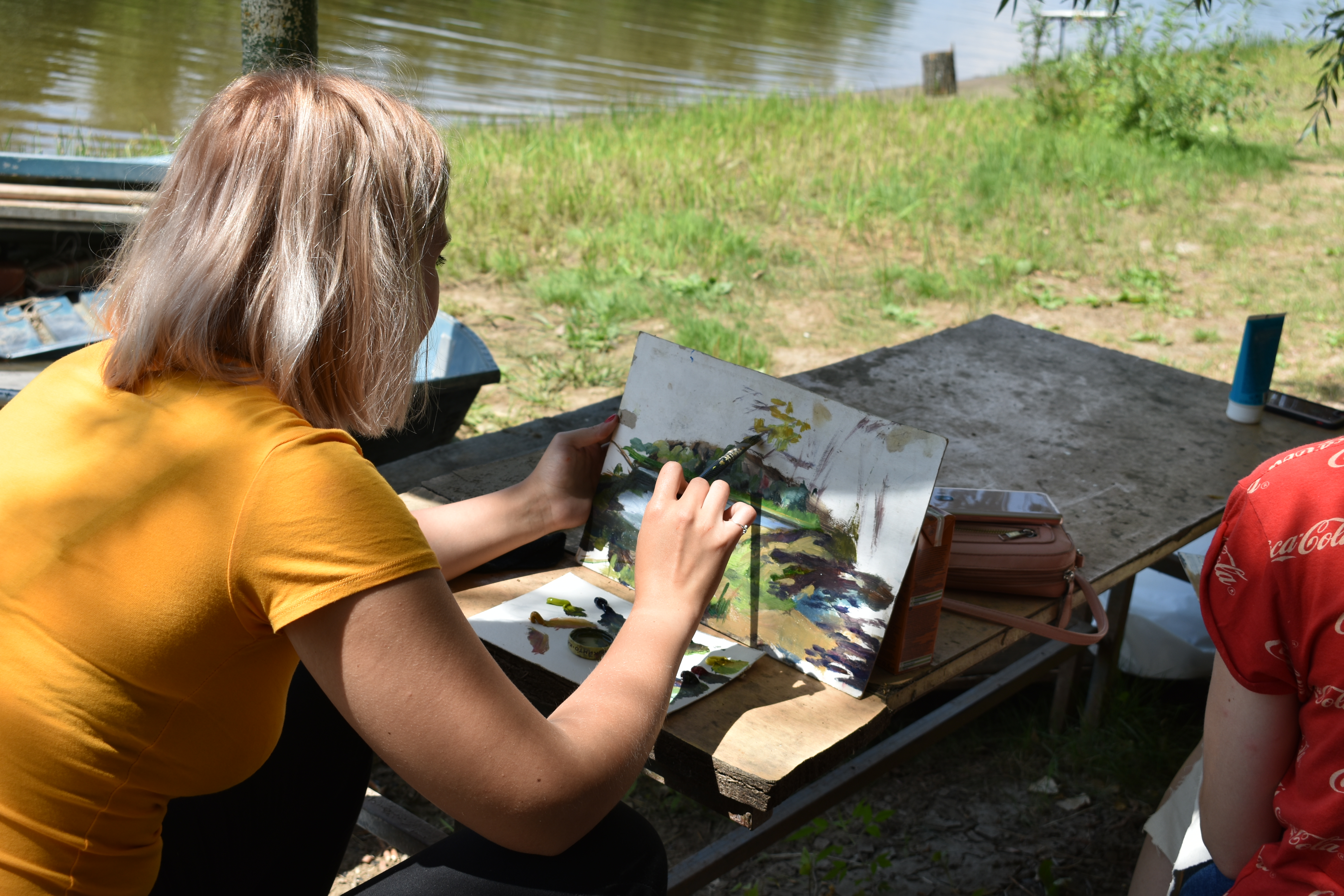 В Политехнике играли в квиз и рисовали Волгу