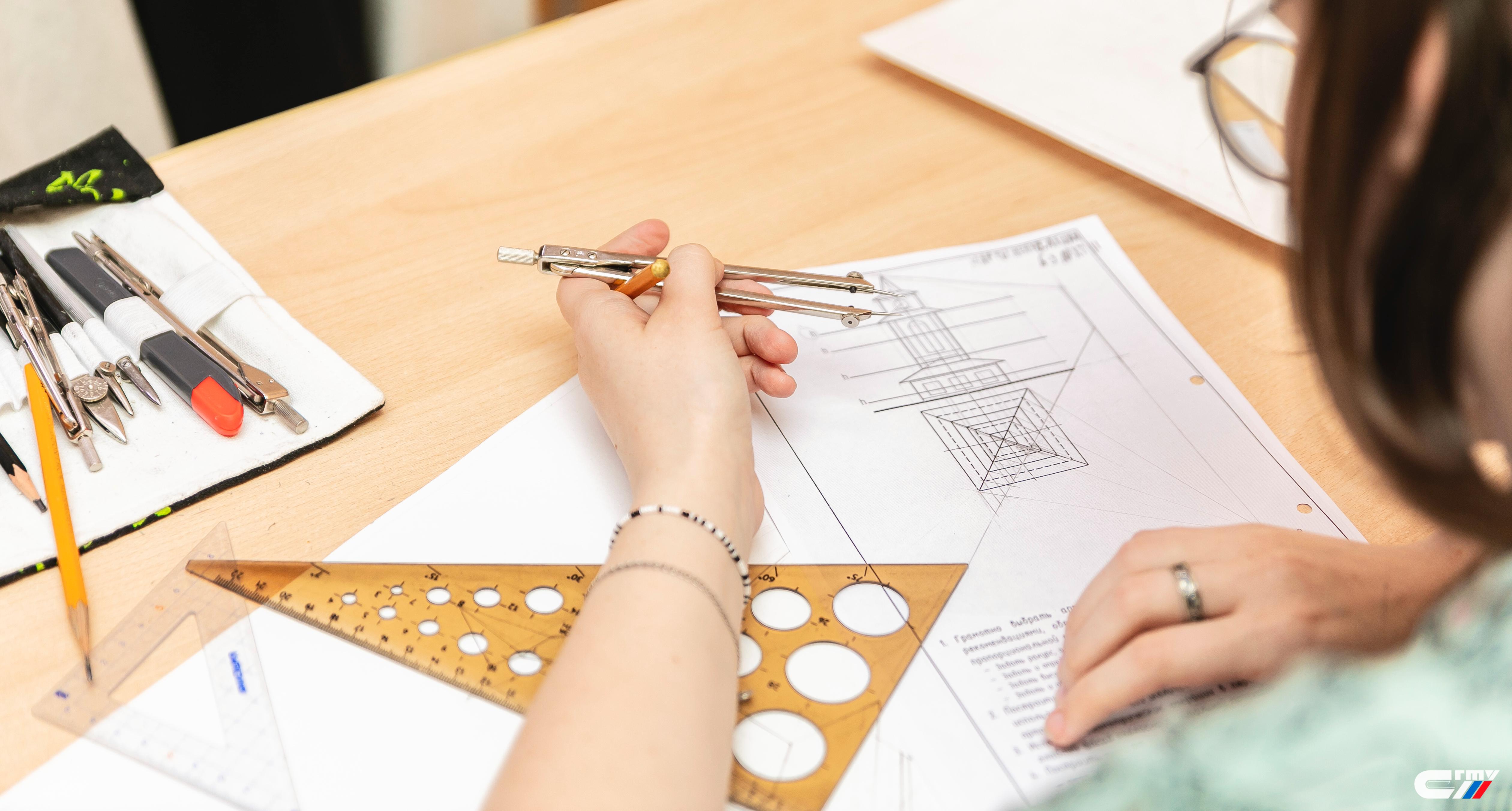 В техническом университете состоялась олимпиада по геометро-графическим дисциплинам