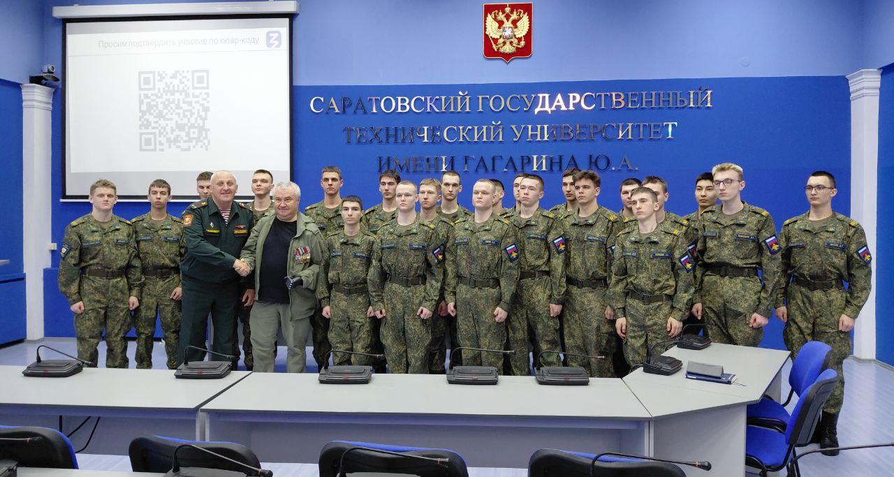 Военкор НТВ встретился со студентами Политеха  