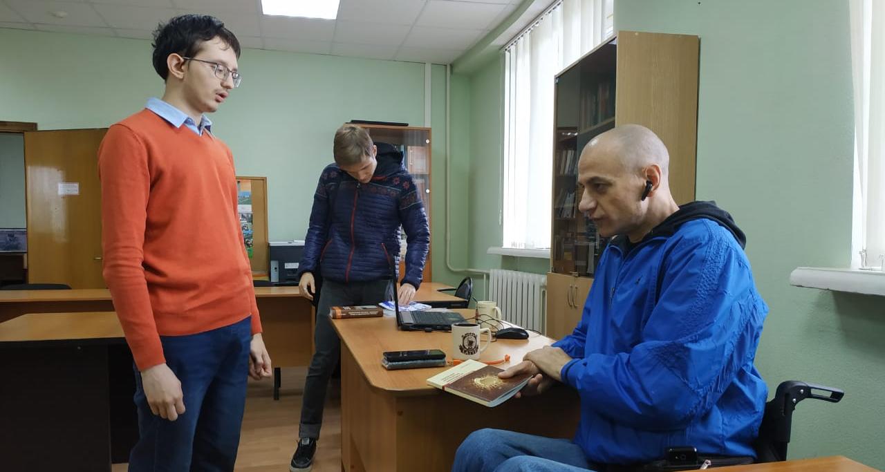 В СГТУ прошла встреча с представителем общественной организации «Инвалиды войны»