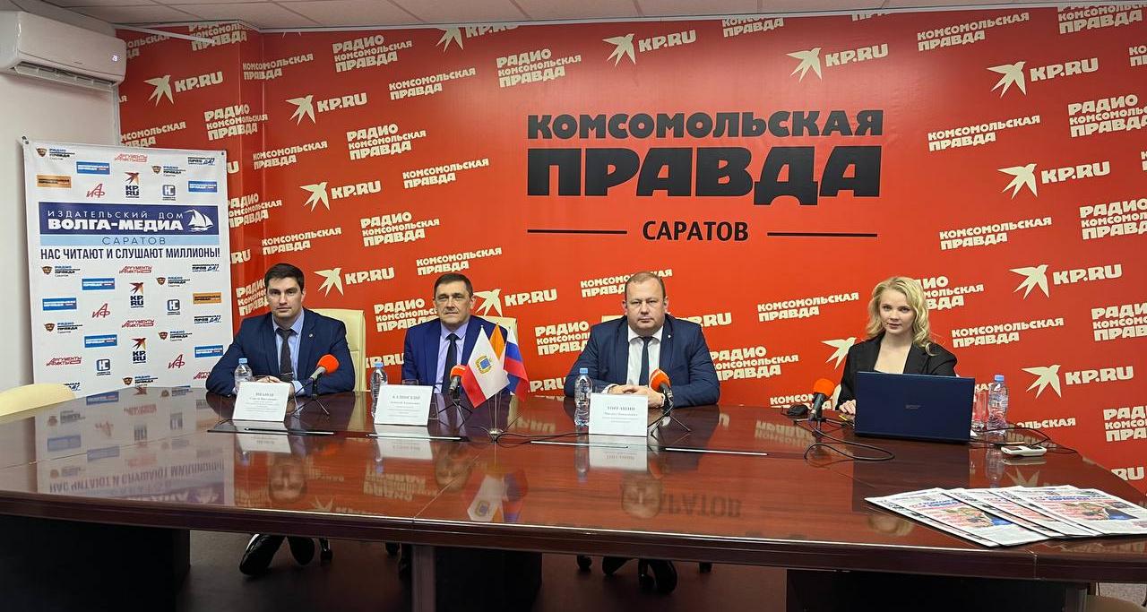 Представители СГТУ - участники пресс-конференции «Инженерная мощь Саратовской области: кадры, технологии, будущее»