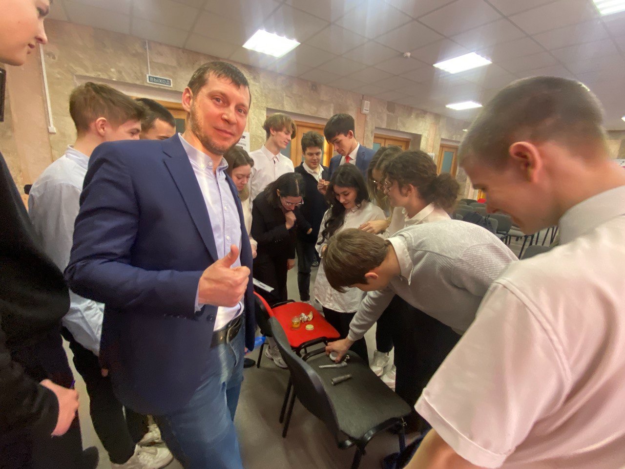 Доцент кафедры МБИ посетил с профориентацией Инженерный лицей