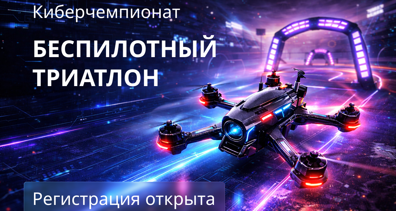 Стартовала регистрация на Киберспортивный чемпионат «Беспилотный триатлон»
