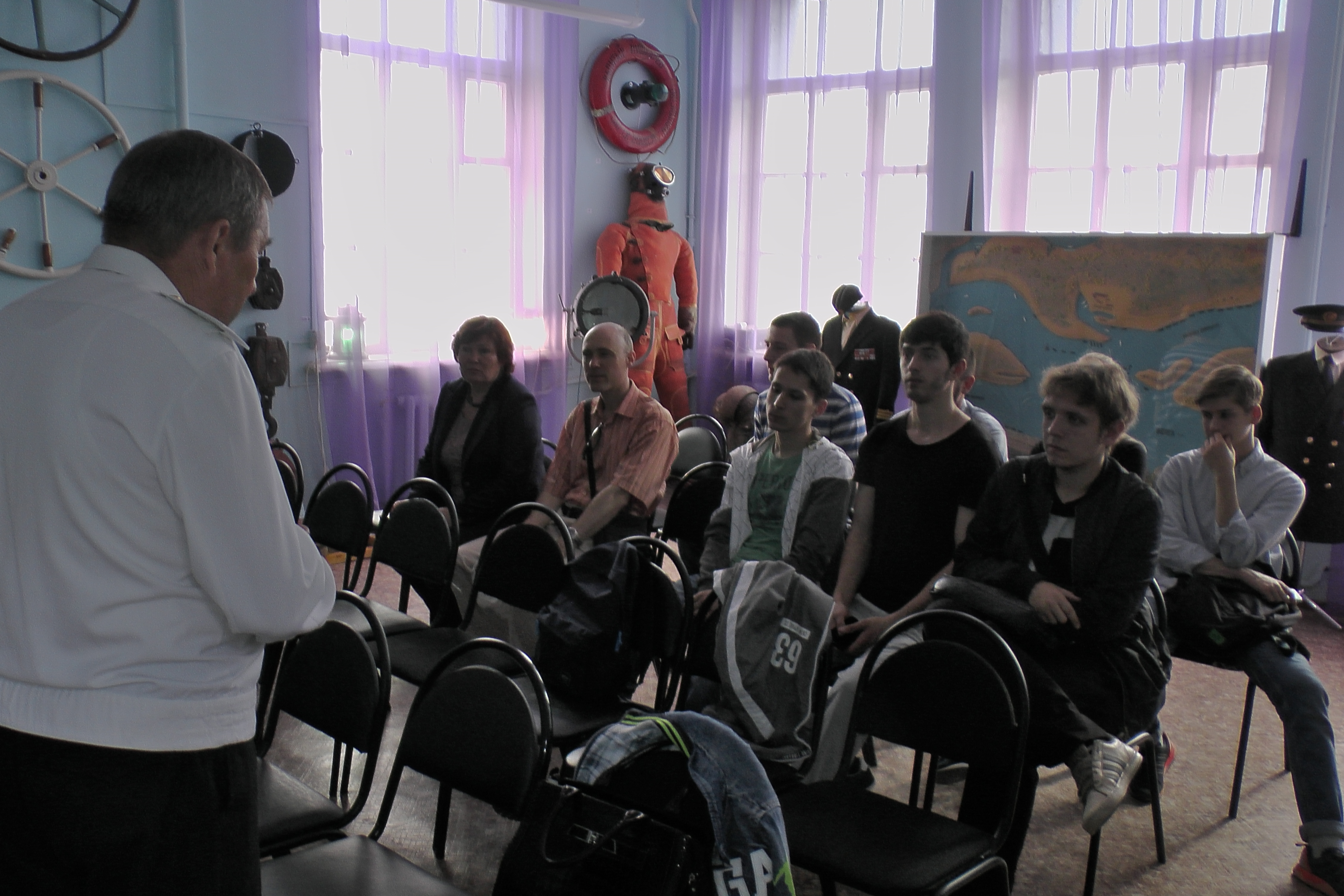 ЭКЛ  в гостях у музея Речного флота