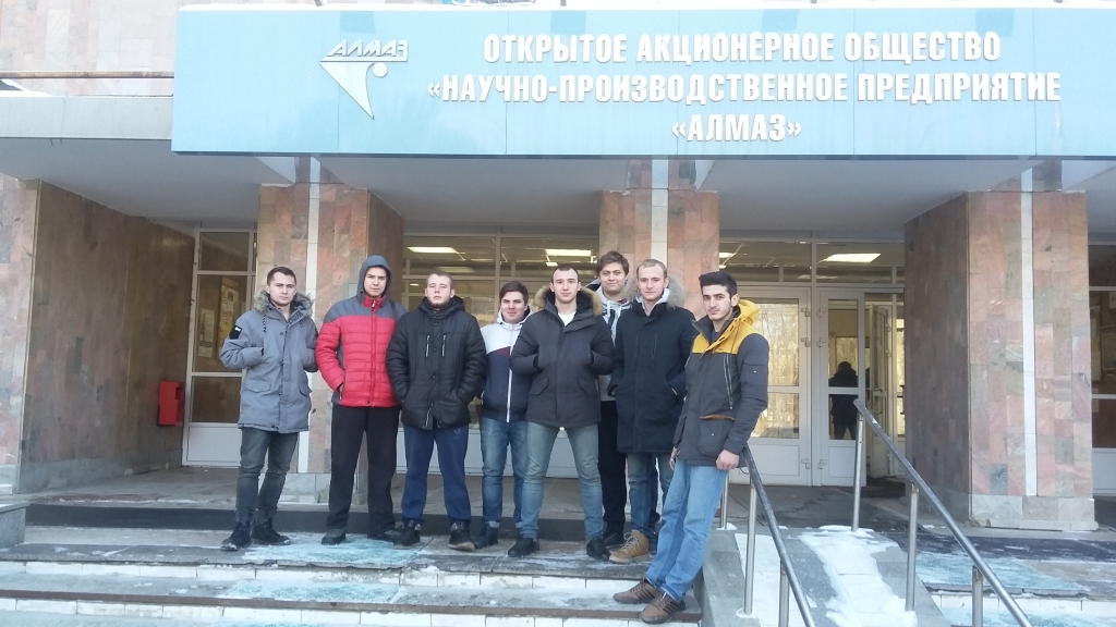 Студенты ИнЭТС посетили предприятие «Алмаз»