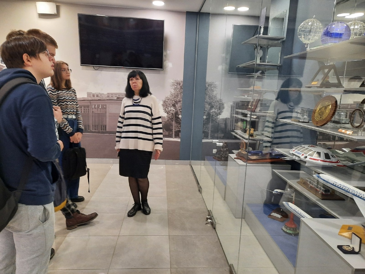 Экскурсия первокурсников в музей СГТУ 