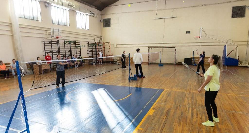 Соревнования по бадминтону прошли в рамках Спартакиады ППС