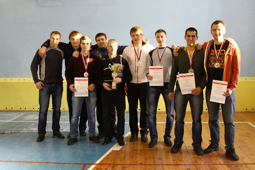 Сборная команда СГТУ - призер соревнований по гиревому спорту 