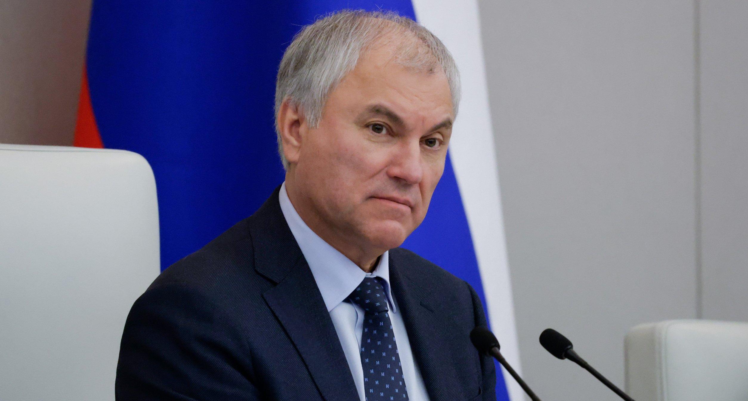 Поздравление Вячеслава Володина с Международным женским днём