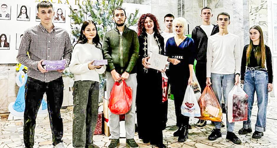 Политеховцы – участники благотворительной акции «Сердечные подарки»