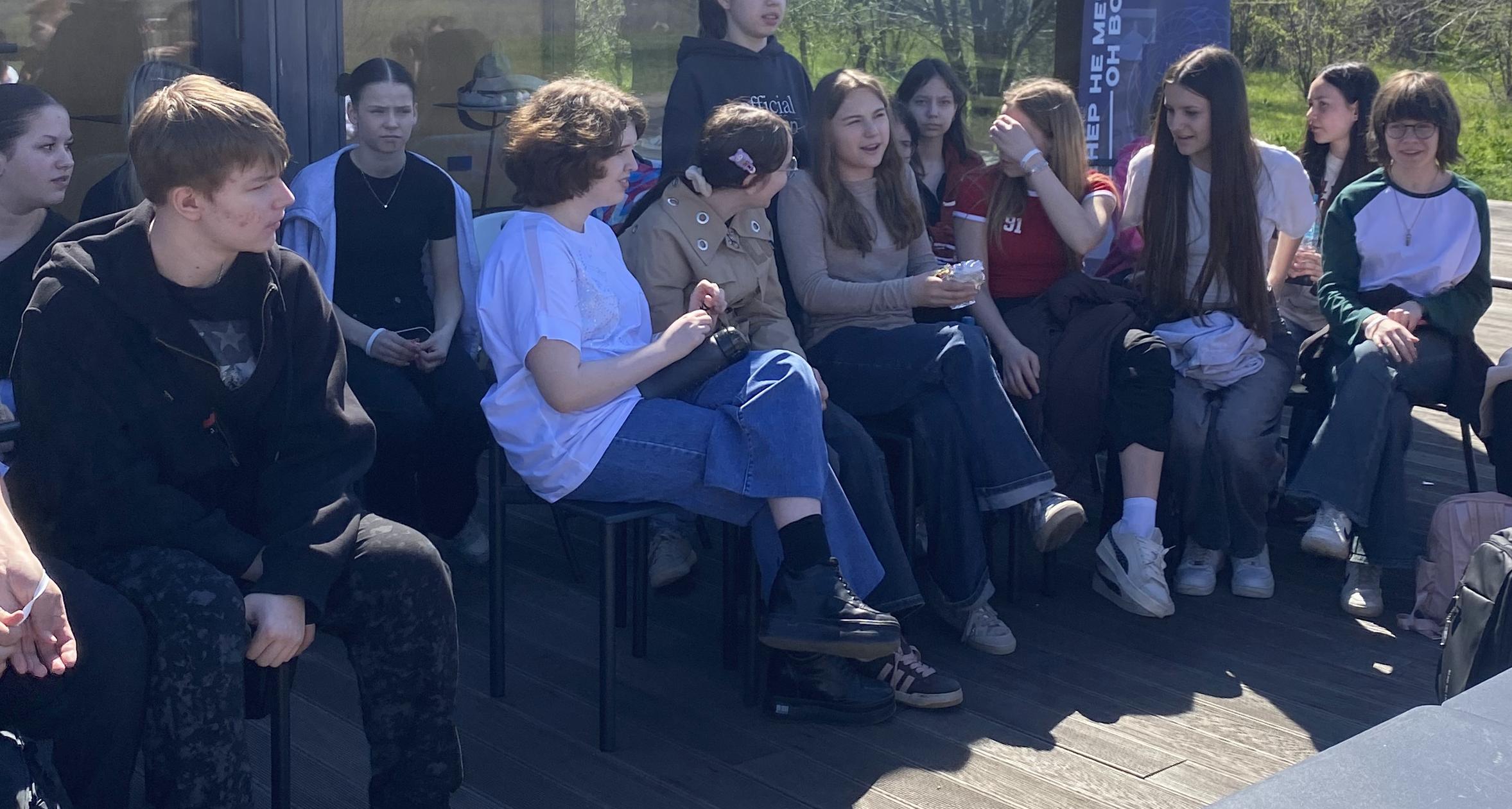 В Парке покорителей космоса прошел лекторий «Притяжение Гагарина Ю.А.» для саратовских школьников