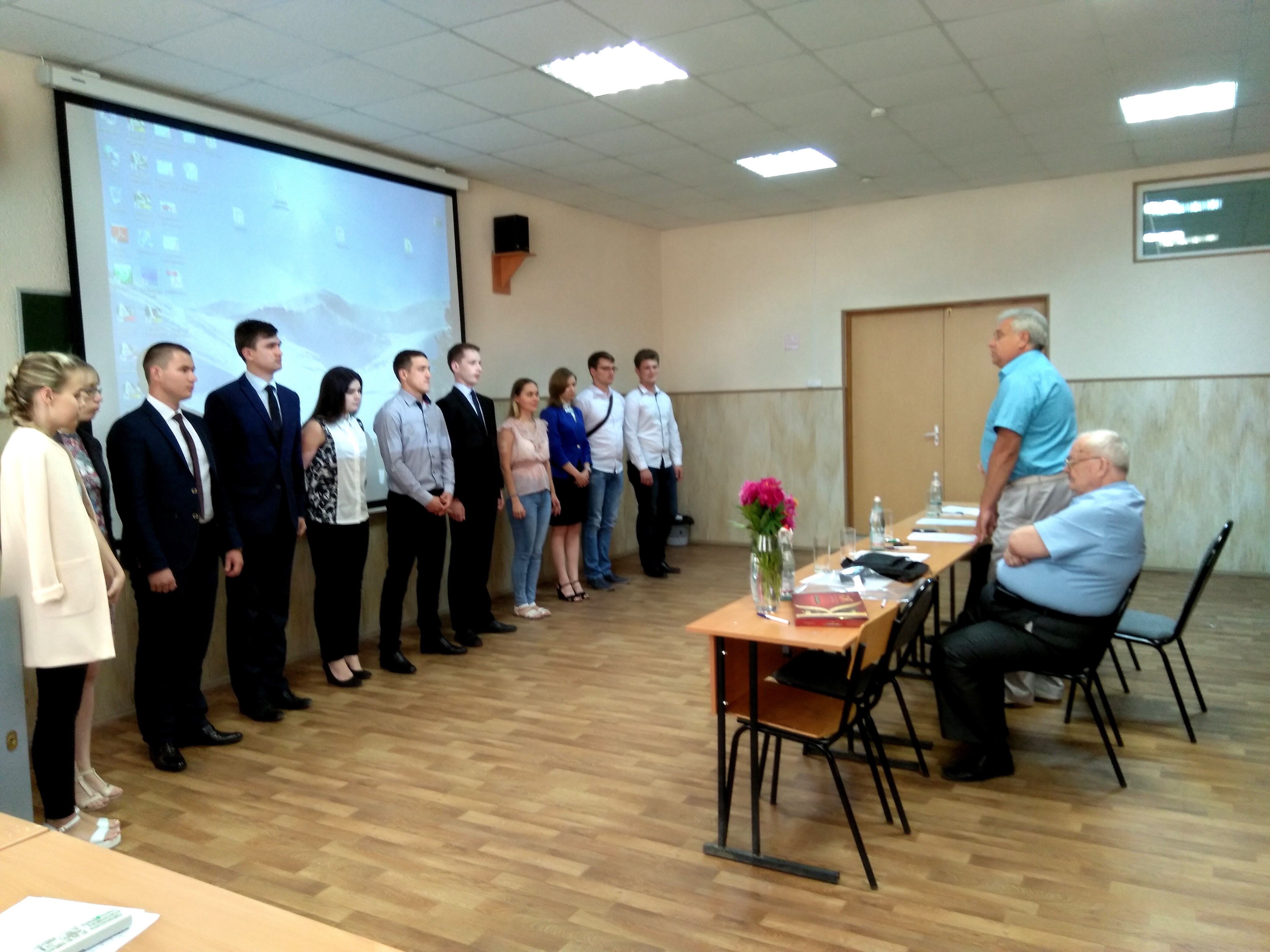 На кафедре ТСК УРБАС  прошел первый день защиты бакалавров
