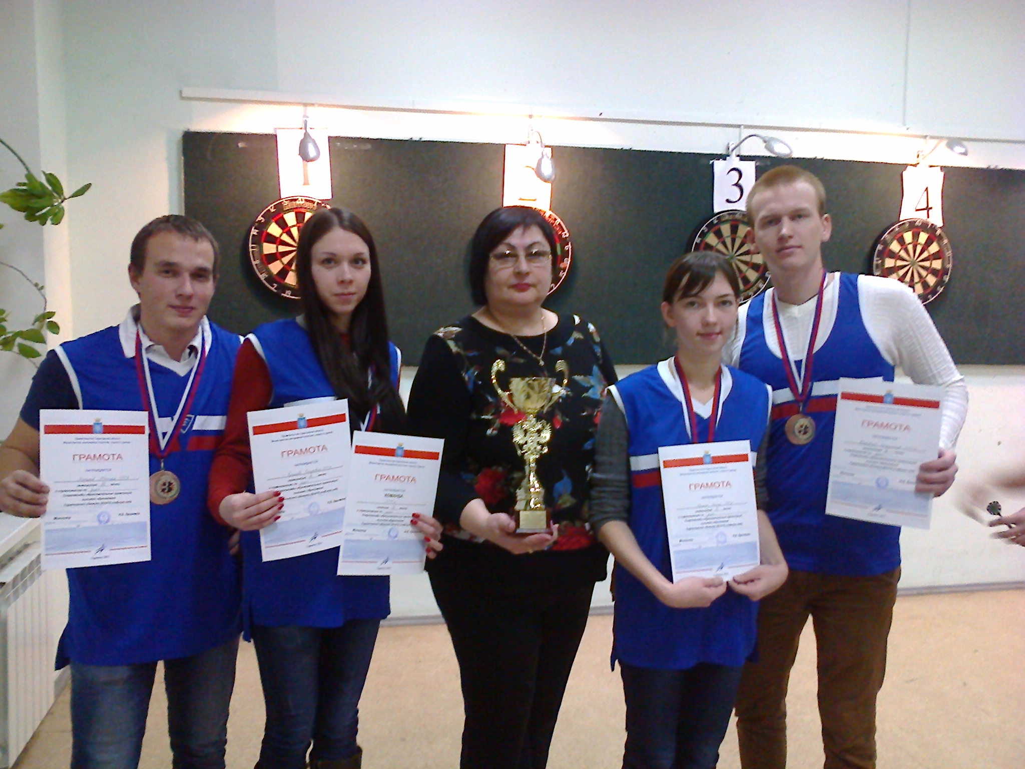 Сборная СГТУ - призер соревнований по дартсу