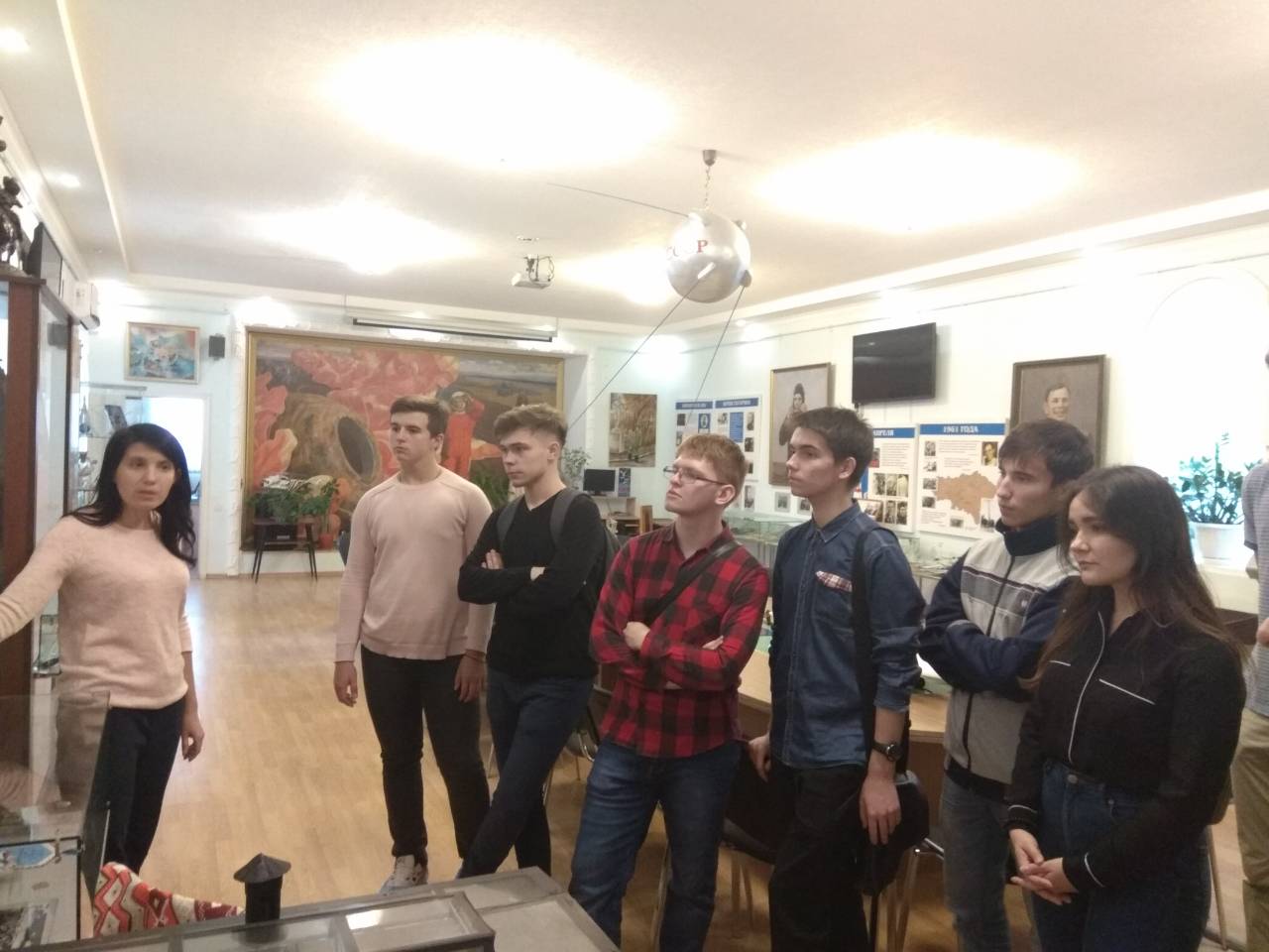 Студенты посетили Народный музей Ю.А. Гагарина