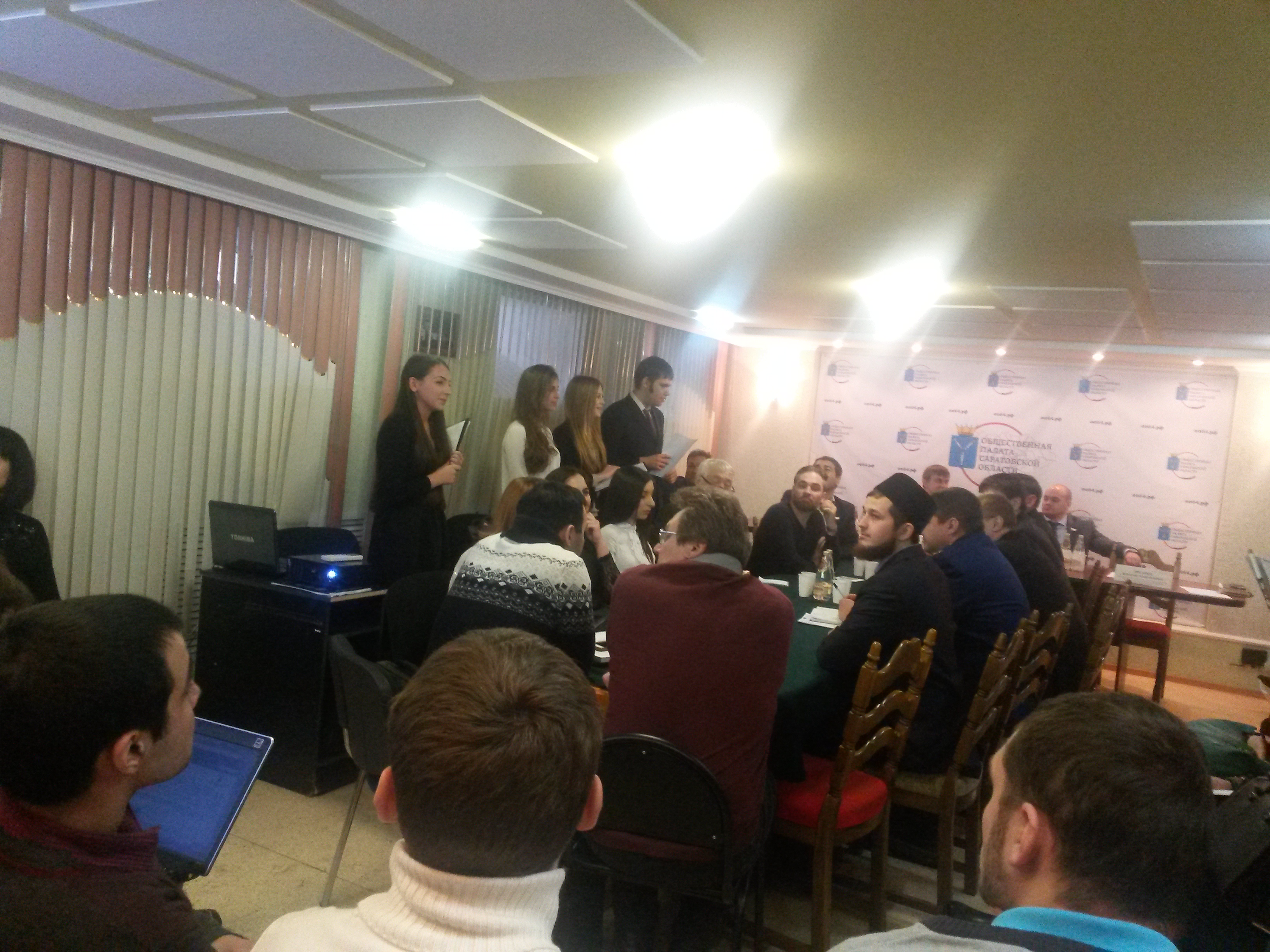 Студенты кафедры САС приняли участие в интерактивной переговорной площадке