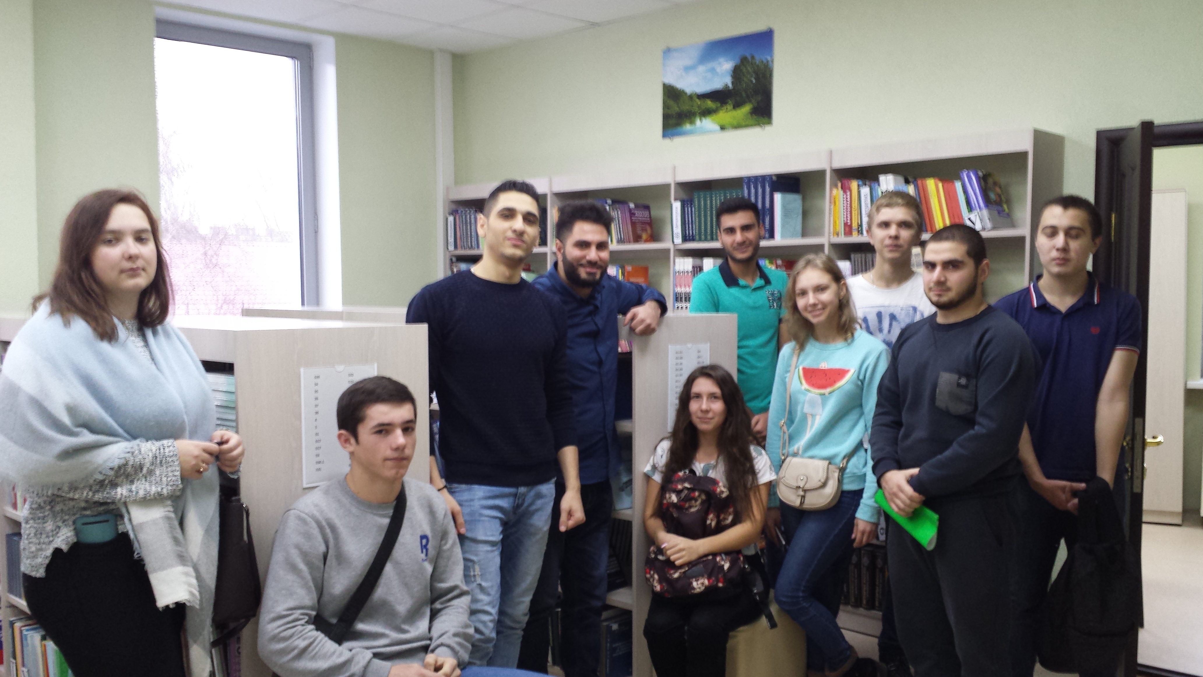 Экскурсия в библиотеку СГТУ группы б2-СТЗС2
