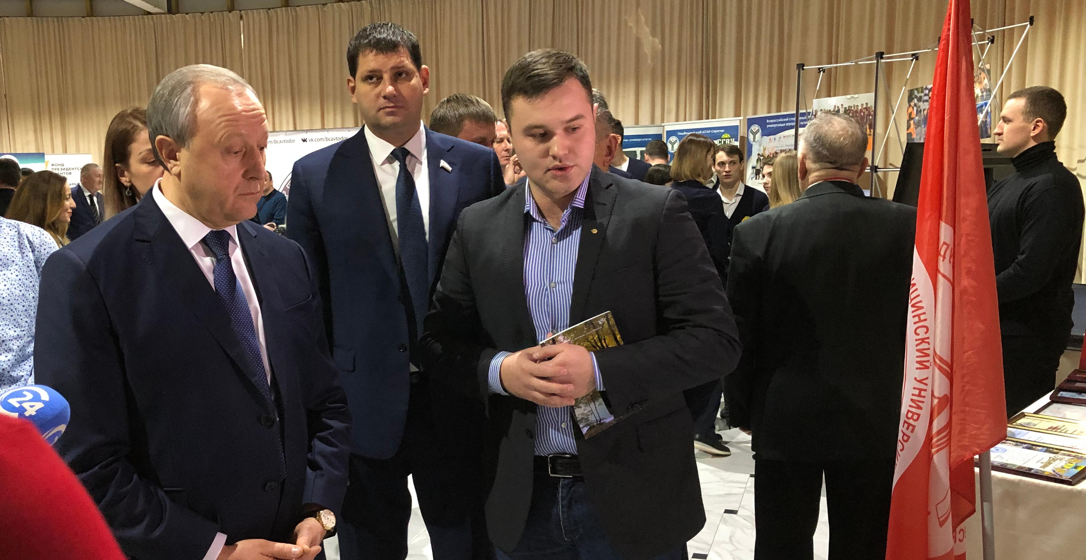 Политеховцы представили губернатору спортивные достижения вуза