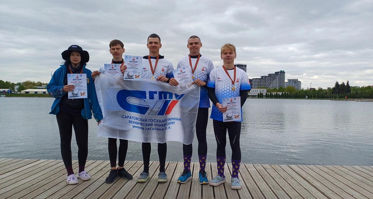 Команда СГТУ – призеры первого этапа летнего чемпионата СГЛ по академической гребле