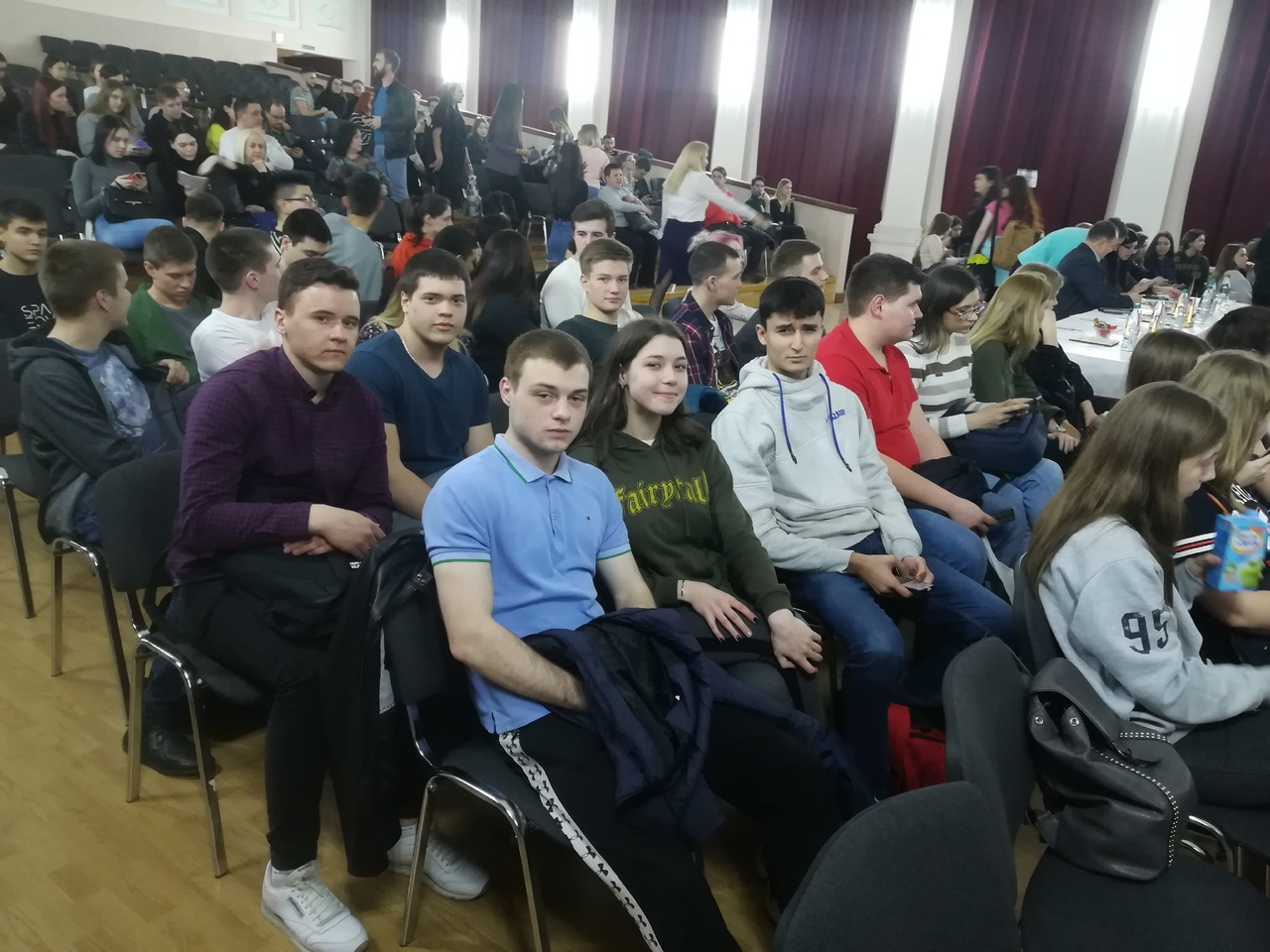 Студенты первокурсники посетили выступление команды УРБАС в рамках фестиваля «Студенческая весна 2020»
