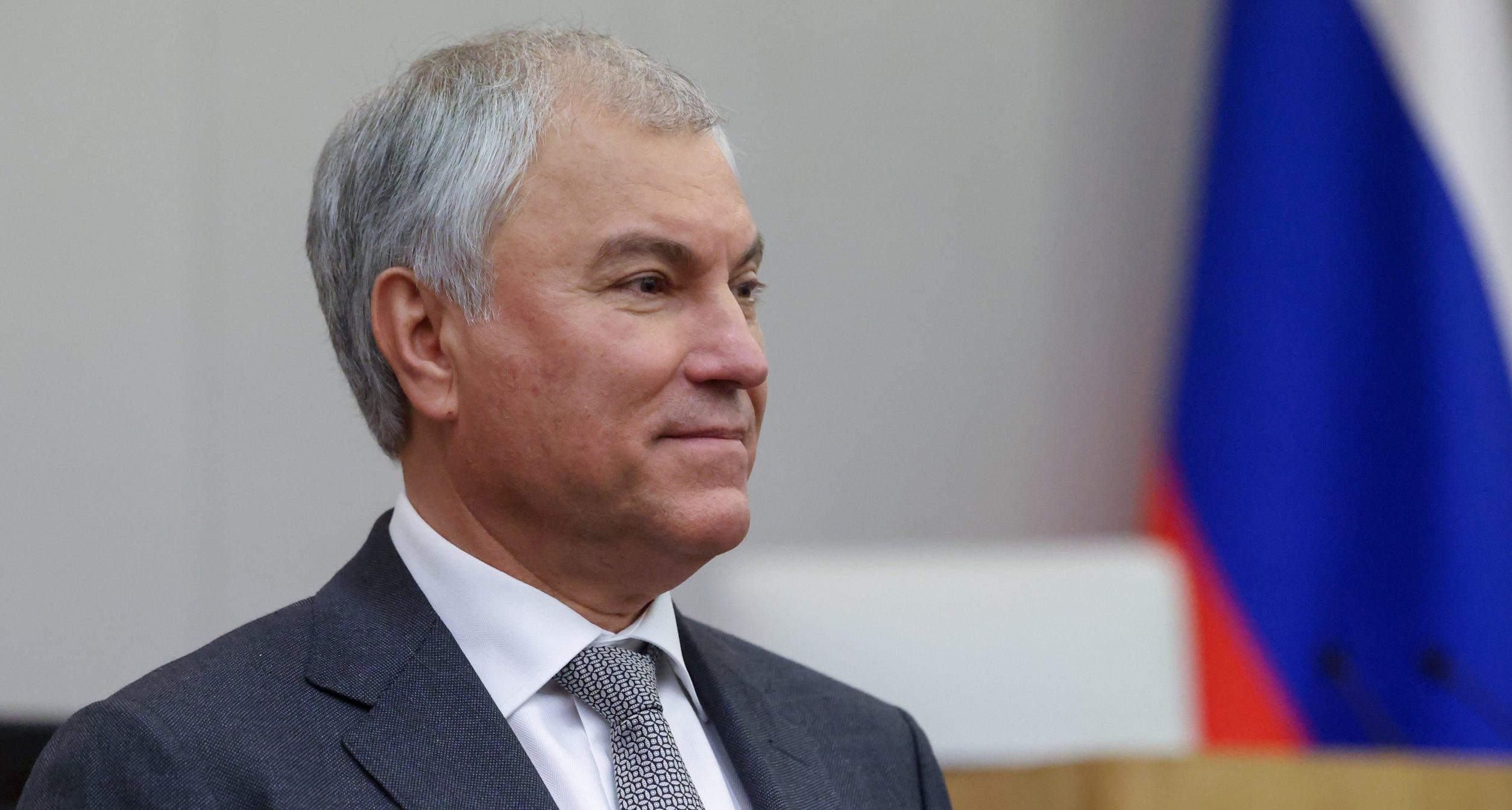 Вячеслав Володин поздравил с Днем Победы
