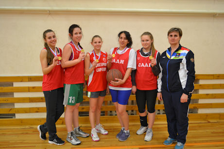 Прошли соревнования по стритболу среди женских команд