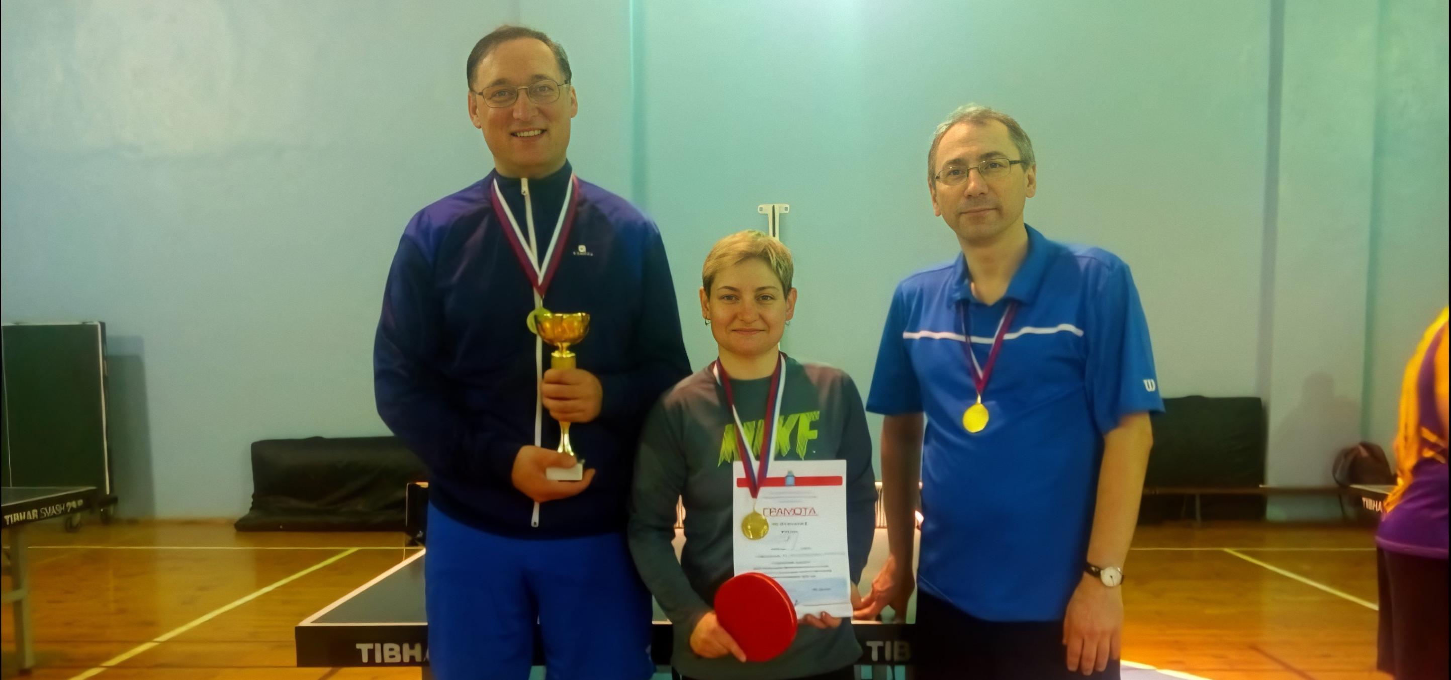 У СГТУ золото по настольному теннису Спартакиады ППС 