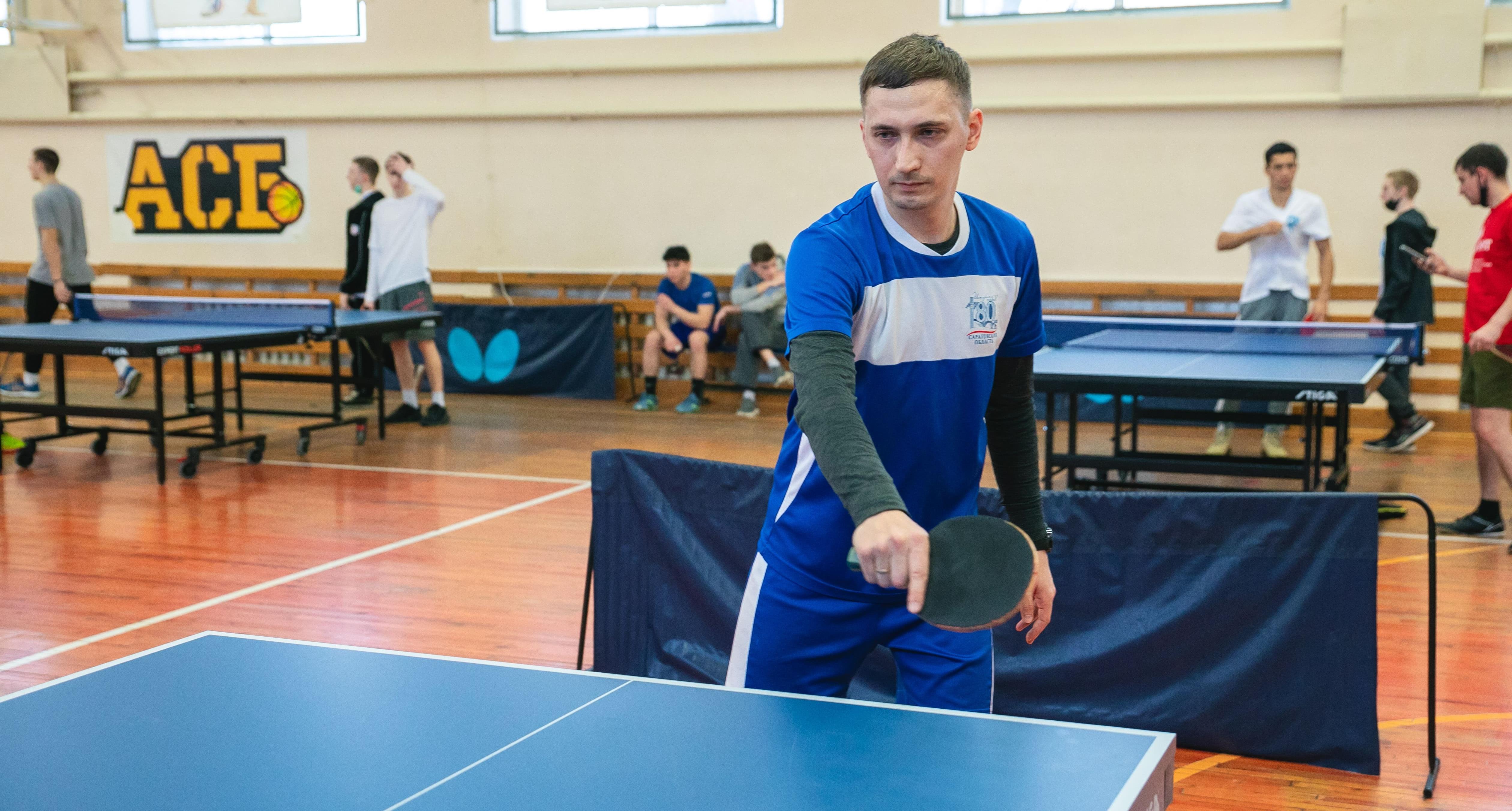 Спартакиада среди преподавателей университета открылась настольным теннисом