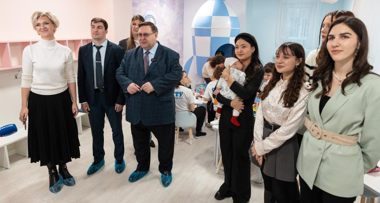 В Политехе открылись группа кратковременного пребывания детей и комната матери и ребенка 
