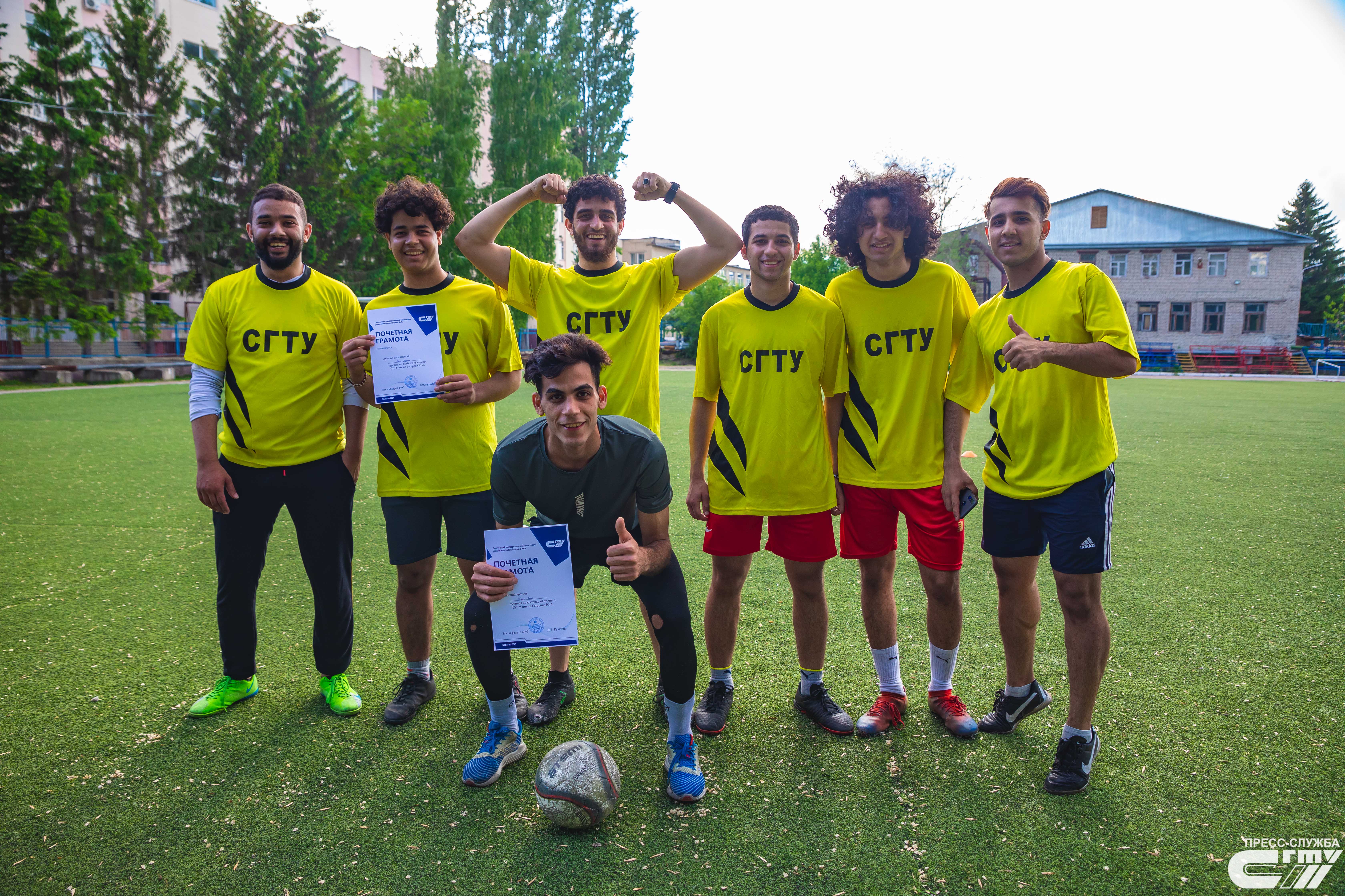 В вузе прошёл Международный товарищеский матч среди студентов