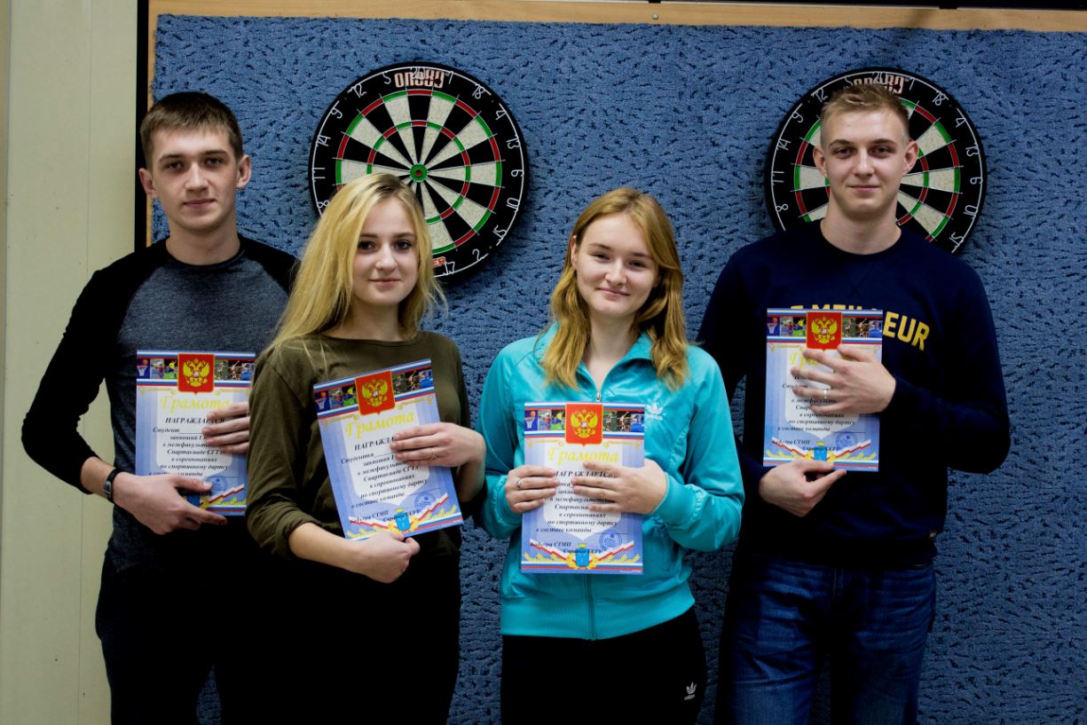 В СГТУ завершились соревнования по дартсу среди первокурсников