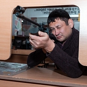 Спартакиада среди преподавателей университета открылась соревнованиями по стрельбе