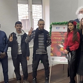 Иностранные студенты СГТУ приняли участие в предновогоднем концерте