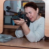 Спартакиада среди преподавателей университета открылась соревнованиями по стрельбе