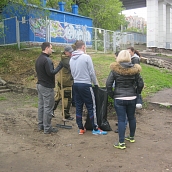 Студенты ЭКЛ – участники акции «Чистый берег»