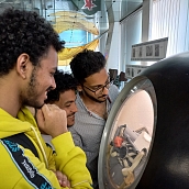 Иностранные студенты СГТУ посетили выставку, посвященную Юрию Гагарину 