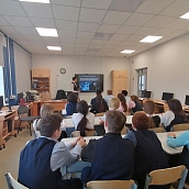 Сотрудники МБИ провели проектное занятие в «Гагаринском классе» в Инженерном лицее