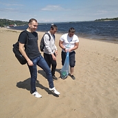 Студенты кафедры экологии приняли участие во Всероссийской акции «Чистый берег»