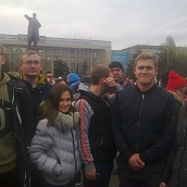 Студенты группы с1-ЭБЗ31 побывали на митинге 4.11.2018, посвященном Дню народного единства