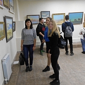 Студенты посетили выставку «Сопряжение»