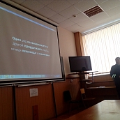 Сотрудник ГИБДД встретился со студентами ИнЭТС