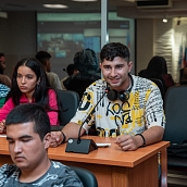 Иностранные студенты пообщались с Иреком Зиннуровым  в формате «Диалог на равных»