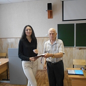 Торжественное вручение дипломов выпускникам кафедры ТСК УРБАС