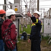 Студенты – энергетики побывали на подстанции «Курдюм»