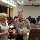 Слушатели курсов радиационной безопасности посетили Информационный центр Балаковской АЭС