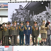 Гагаринцы встретили «Воинский эшелон»
