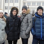 Студенты группы с1-СЗС31 УРБАС на празднике Широкой Масленицы